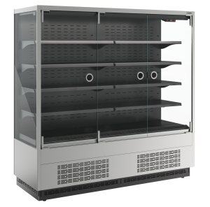 Горка холодильная Carboma FC20-07 VM 1,9-1 LIGHT фронт X0 9006-9005 (версия 2.0)