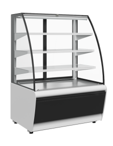 Витрина кондитерская Carboma K70 VM 0,6-2 STANDARD 9006-9005 (открытая)