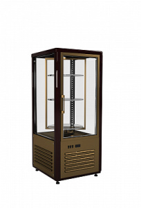 Витрина кондитерская Carboma D4 VM 120-2 0109-0102 (R120Cвр Люкс коричнево-золотой)