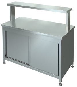 Стол-тумба МариХолодМаш СТК-2-1200/600 с полкой ПО-3
