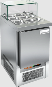 Стол холодильный HiCold SLE3-1GN низкое стекло