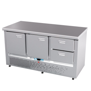 Стол холодильный Abat СХС-70Н-02 двери 2, ящики 1/2, без борта