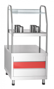 Прилавок для приборов с хлебницей Аста Abat ПСПХ-70КМ