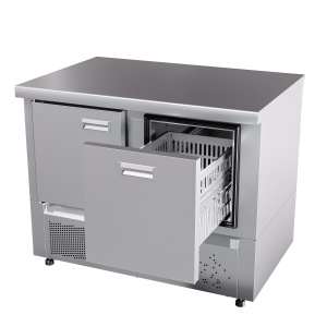 Стол холодильный Abat СХС-70Н-01 дверь, ящик 1, без борта