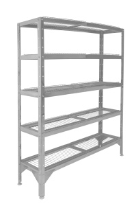 Стеллаж решетчатый Hessen СР-1,6×16/5 нерж