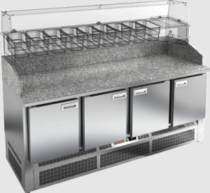 Стол холодильный HiCold PZE3-1111/GN