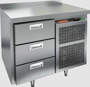 Стол холодильный HiCold SN 3/TN