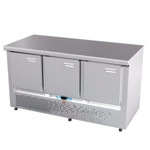 Стол холодильный Abat СХС-70Н-02 двери 3, без борта