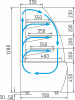 Витрина кондитерская Carboma K70 VV 1,3-1 STANDARD 9006-9005 (ВХСв-1,3д Люкс ТЕХНО)