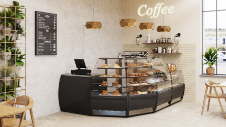 Витрина кондитерская Carboma K70 VM-3 LIGHT 0013-0430 (ВХСв-У1д)