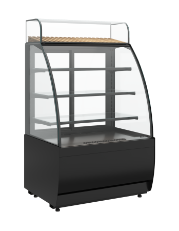 Витрина кондитерская Carboma K70 VV 0,9-1 STANDARD 9005 (версия 2.0)
