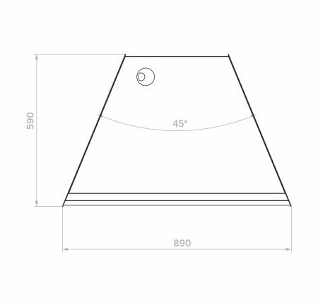 Прилавок Carboma KC70 N-8 9005 (версия 2.0)