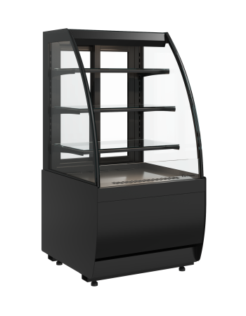 Витрина кондитерская Carboma K70 VM 0,6-2 STANDARD 9005 (открытая, версия 2.0)