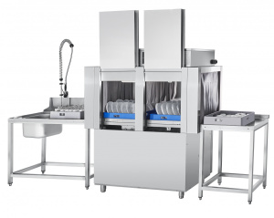 Машина посудомоечная с тоннельной загрузкой Abat МПТ-1700 левая