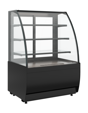 Витрина кондитерская Carboma K70 VV 0,9-1 STANDARD 9005 (версия 2.0)